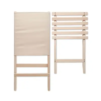 Składane krzesło plażowe - MARINERO - kolor beżowy