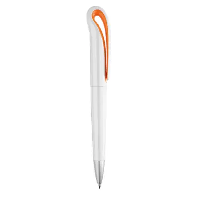 Whiteswan - Przekręcany długopis ABS - Kolor pomarańczowy