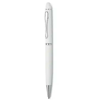 Eduar - Długopis z miękką końcówką - Kolor biały