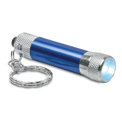 Arizo - Aluminiowy brelok latarka - Kolor niebieski