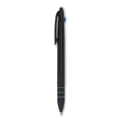 Multipen - 3-kolorowy długopis z rysikiem - Kolor czarny