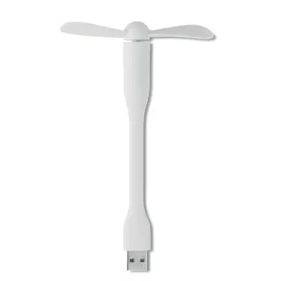 Tatsumaki - Przenośny wentylator USB - Kolor biały