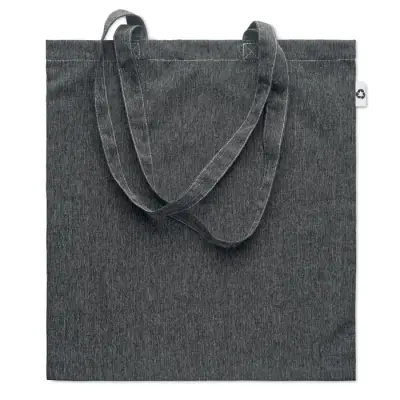 Torba z tkaniny recyklingowej - COTTONEL DUO - kolor czarny