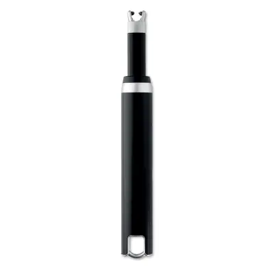 Duża zapalniczka USB  FLASMA PLUS - kolor czarny