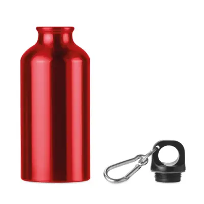 Butelka aluminiowa 400 ml MID MOSS - kolor czerwony