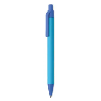Długopis eko papier/kukurydza CARTOON COLOURED - kolor niebieski