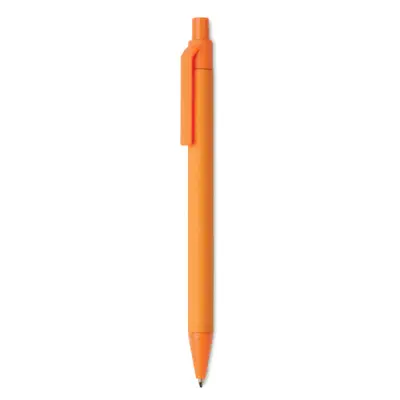 Długopis eko papier/kukurydza CARTOON COLOURED - kolor pomarańczowy