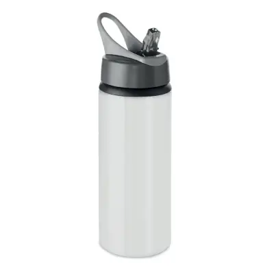 Butelka z aluminium 600 ml ATLANTA - kolor biały