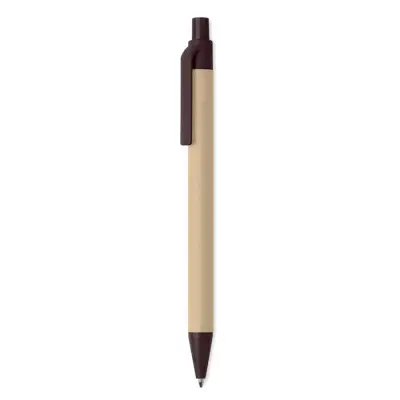 Długopis eko z papieru JANEIRO - kolor brązowy
