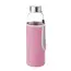 Butelka szklana 500ml  UTAH GLASS - kolor różowy