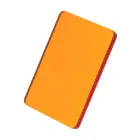 Brelok własnego projektu CreaFob - kolor transparentny pomarańczowy