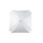 Personalizowany parasol CreaRain Square - kolor biały