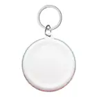 Pin brelok KeyBadge Maxi - kolor biały