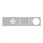 Tylldalen - uchwyt na świeczkę - świecę/płatek śniegu -  kolor srebrny