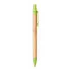 Długopis  bambusowy Roak - kolor limonkowy