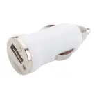 Ładowarka samochodowa USB Hikal - kolor biały