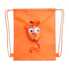 Worek ze sznurkami Kissa - kolor pomarańcz