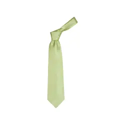 Krawat Colours - kolor jasno limonkowy