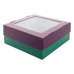 Kartonik/pudełko CreaBox Gift Box Window L - kolor biały