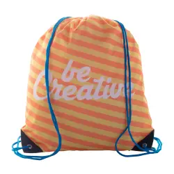 Personalizowany worek ze sznurkami CreaDraw Plus - kolor niebieski