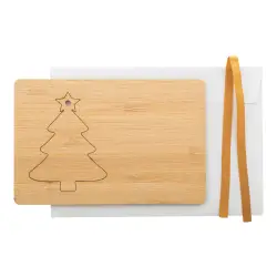 BooCard - karta świąteczna -  kolor naturalny