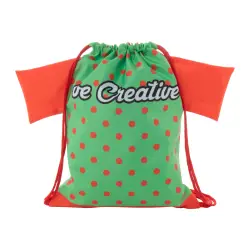 Personalizowany Worek Ze Sznurkami Dla Dzieci CreaDraw T Kids - czerwony