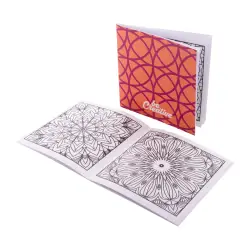 Personalizowany Zestaw Do Kolorowania / Kredki / Mandala ColoBook - biały