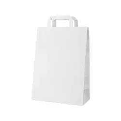 Papierowa torba Boutique - kolor biały