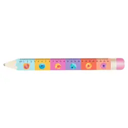 Linjka 24cm/ołówek Sharpy 24 - kolor biały
