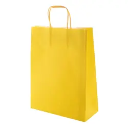 Torba papierowa Store - kolor żółty