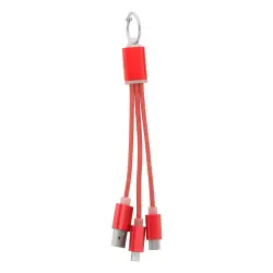 Kabelek USB Scolt - kolor czerwony