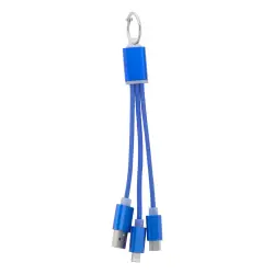 Kabelek USB Scolt - kolor niebieski