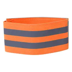 Odblaskowa opaska na ramię Picton - kolor pomarańczowy fluorescencyjny