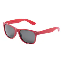 Okulary przeciwsłoneczne z RPET Sigma - kolor czerwony