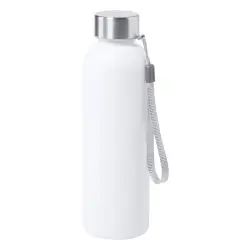 Butelka sportowa antybakteryjna Gliter - kolor biały