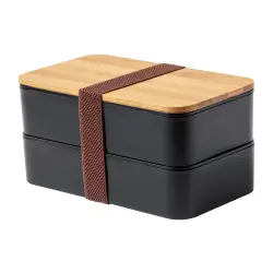 Pudełko na lunch Bawar - kolor czarny