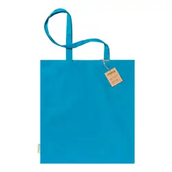 Bawełniana torba na zakupy Klimbou kolor jasno niebieski