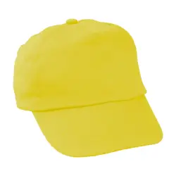 Czapka dla dzieci Sportkid - kolor żółty