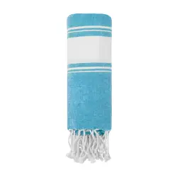 Ręcznik plażowy Botari kolor jasno niebieski