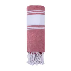 Ręcznik plażowy Lainen kolor czerwony