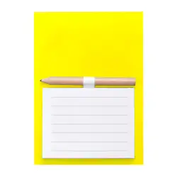 Magnetyczny notatnik Yakari - kolor żółty