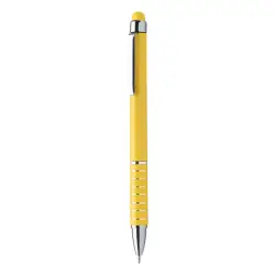 Długopis dotykowy Nilf - kolor żółty