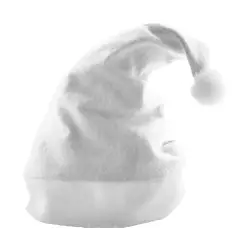 Papa Noel - czapka świętego mikołaja -  kolor biały