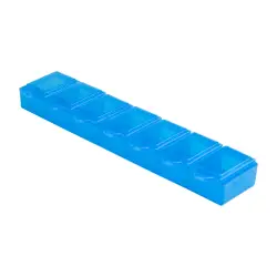 Pudełko na pigułki Lucam - kolor niebieski