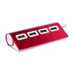 USB hub Weeper - kolor czerwony
