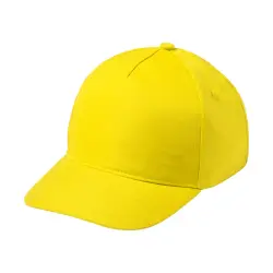 Dziecięca czapka z daszkiem Modiak - kolor żółty