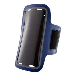 Opaska na ramię z uchwytem na telefon Kelan - kolor niebieski