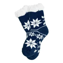Camiz - skarpety świąteczne -  kolor ciemno niebieski
