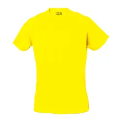T-shirt sportowy Tecnic Plus T - kolor żółty fluorescencyjny