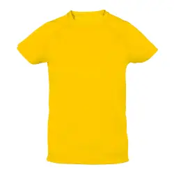 Dziecięcy T-shirt sportowy Tecnic Plus K - kolor żółty